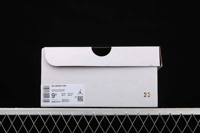 All categories Air Jordan Jordan series basketball shoes Air Jordan 1 Mid Air Jordan 1 Mid AJ1 Joe 1 white yellow black hook Chinese culture basketball shoes BQ6472-107